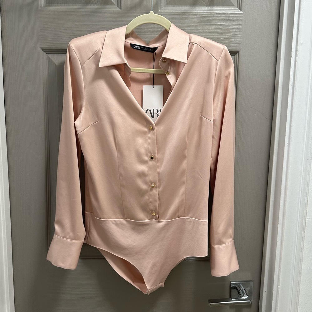 zara new with tags button down onsie